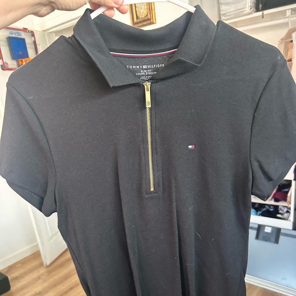 Tommy Zip Up Tee